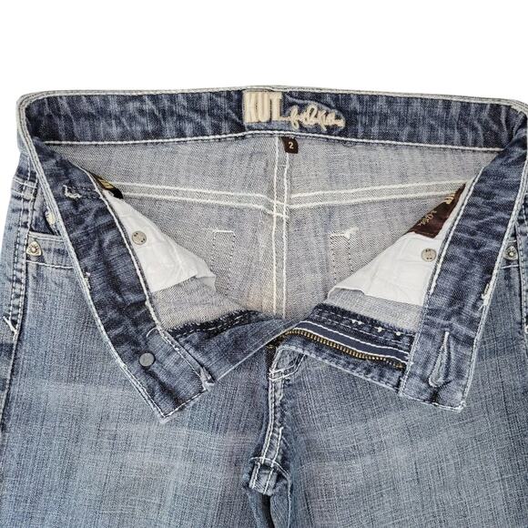 Kut From The Kloth Womens Blue Denim Capri Jeans Size 2 - Picture 6 of 10
